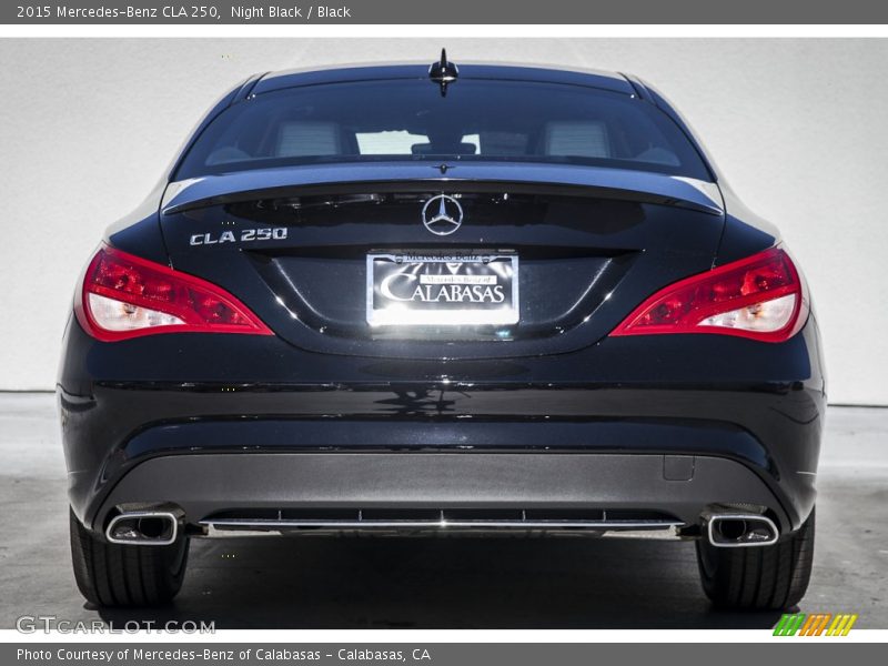 Night Black / Black 2015 Mercedes-Benz CLA 250