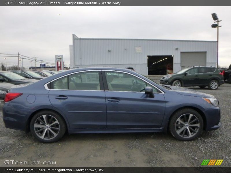 Twilight Blue Metallic / Warm Ivory 2015 Subaru Legacy 2.5i Limited