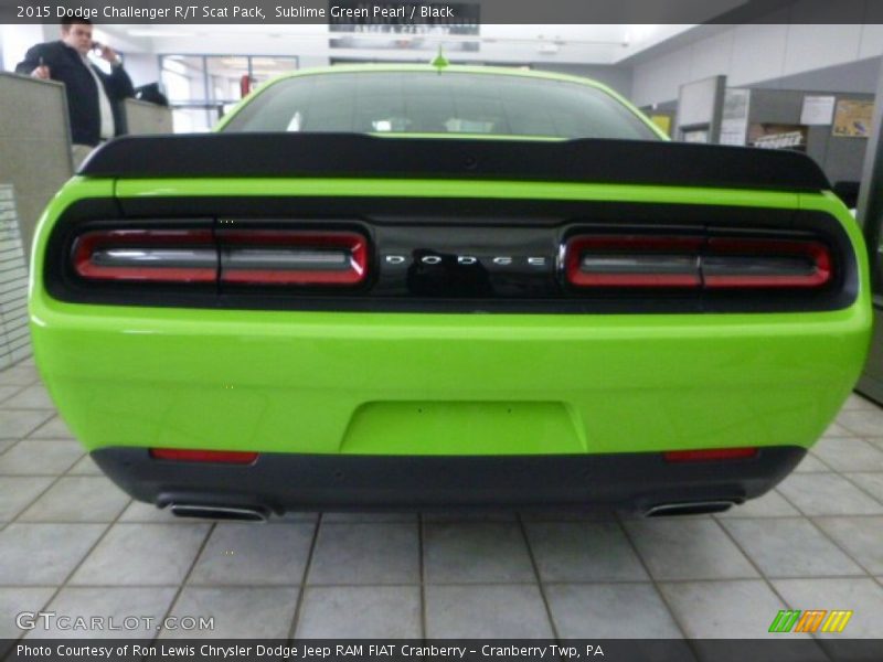Sublime Green Pearl / Black 2015 Dodge Challenger R/T Scat Pack