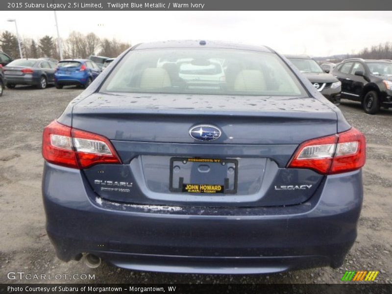 Twilight Blue Metallic / Warm Ivory 2015 Subaru Legacy 2.5i Limited