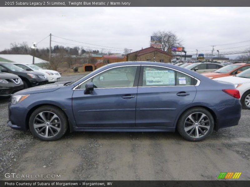 Twilight Blue Metallic / Warm Ivory 2015 Subaru Legacy 2.5i Limited