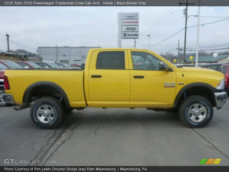 Yellow / Black/Diesel Gray 2015 Ram 2500 Powerwagon Tradesman Crew Cab 4x4