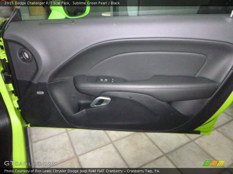 Sublime Green Pearl / Black 2015 Dodge Challenger R/T Scat Pack