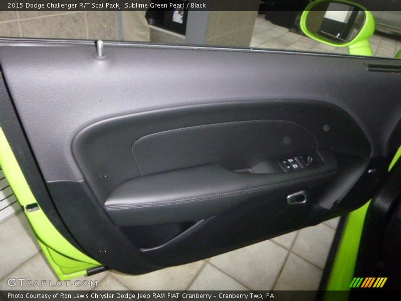 Sublime Green Pearl / Black 2015 Dodge Challenger R/T Scat Pack