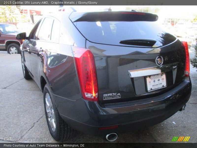 Graphite Metallic / Ebony/Ebony 2015 Cadillac SRX Luxury AWD
