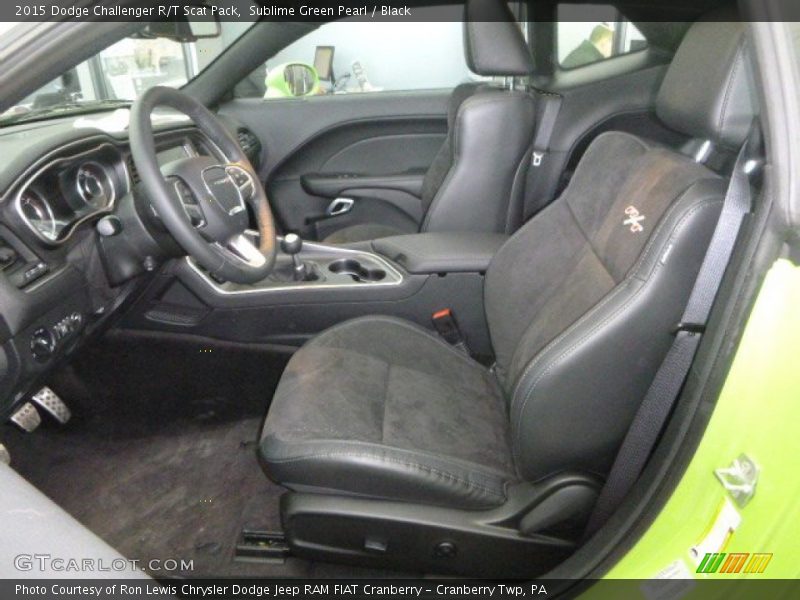 Sublime Green Pearl / Black 2015 Dodge Challenger R/T Scat Pack