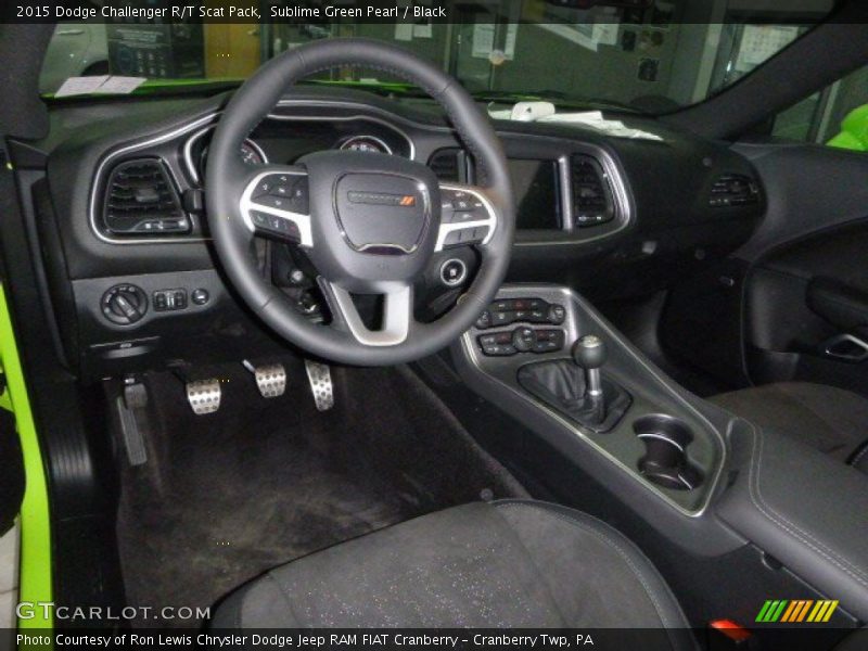 Sublime Green Pearl / Black 2015 Dodge Challenger R/T Scat Pack