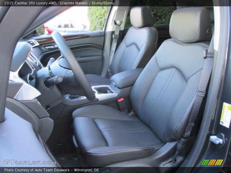 Graphite Metallic / Ebony/Ebony 2015 Cadillac SRX Luxury AWD