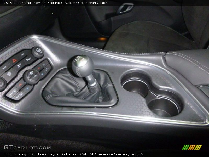 Sublime Green Pearl / Black 2015 Dodge Challenger R/T Scat Pack