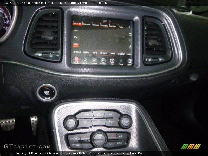 Sublime Green Pearl / Black 2015 Dodge Challenger R/T Scat Pack