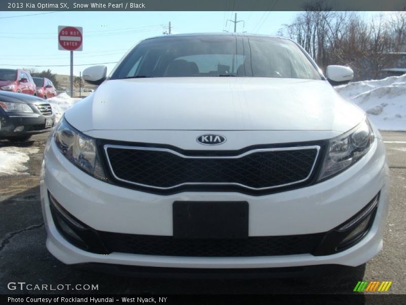 Snow White Pearl / Black 2013 Kia Optima SX