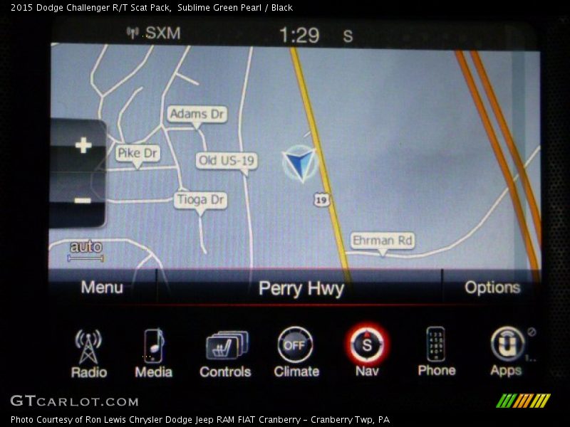 Sublime Green Pearl / Black 2015 Dodge Challenger R/T Scat Pack