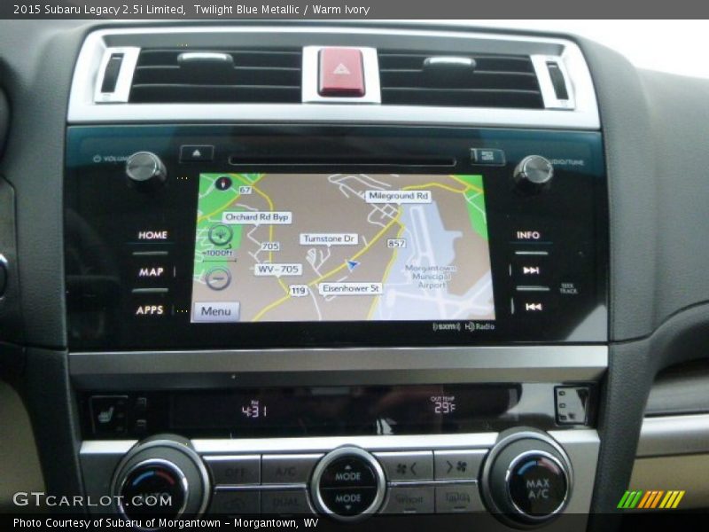 Twilight Blue Metallic / Warm Ivory 2015 Subaru Legacy 2.5i Limited