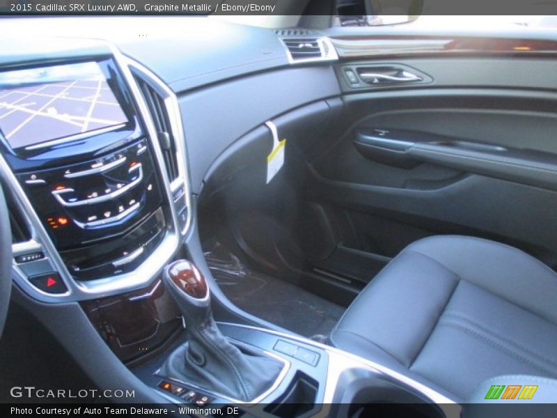 Graphite Metallic / Ebony/Ebony 2015 Cadillac SRX Luxury AWD