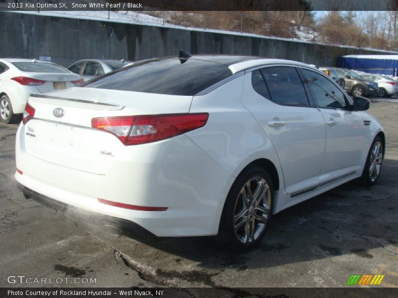 Snow White Pearl / Black 2013 Kia Optima SX