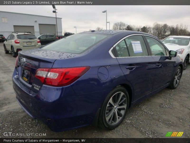 Lapis Blue Pearl / Warm Ivory 2015 Subaru Legacy 2.5i Limited
