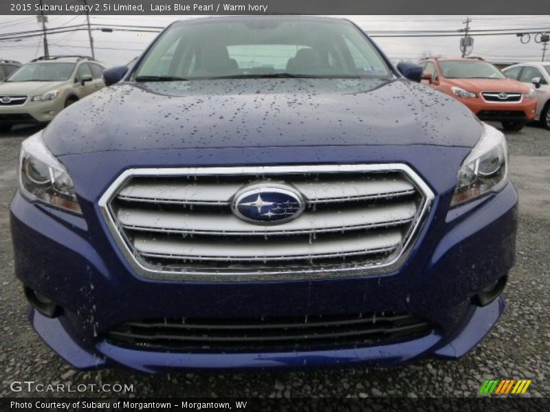 Lapis Blue Pearl / Warm Ivory 2015 Subaru Legacy 2.5i Limited