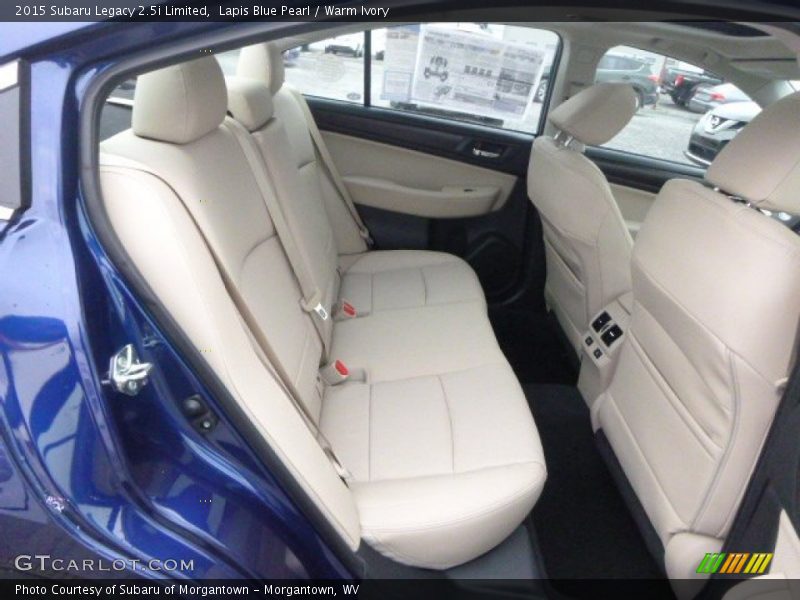 Lapis Blue Pearl / Warm Ivory 2015 Subaru Legacy 2.5i Limited