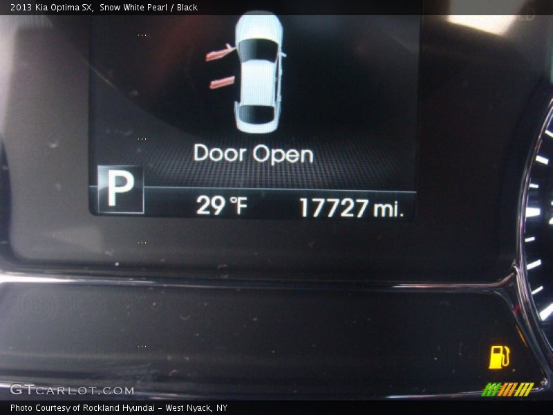 Snow White Pearl / Black 2013 Kia Optima SX