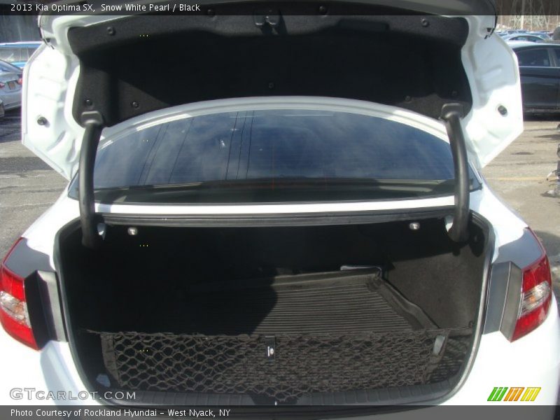 Snow White Pearl / Black 2013 Kia Optima SX