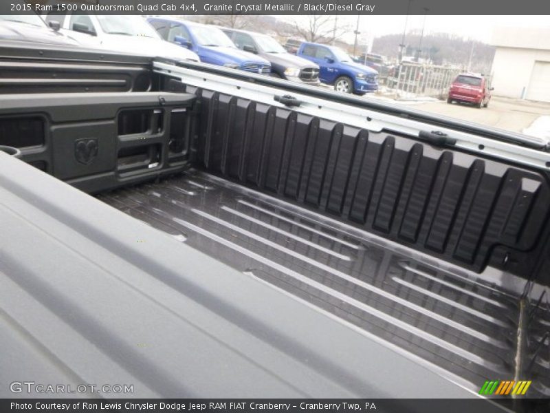 Granite Crystal Metallic / Black/Diesel Gray 2015 Ram 1500 Outdoorsman Quad Cab 4x4