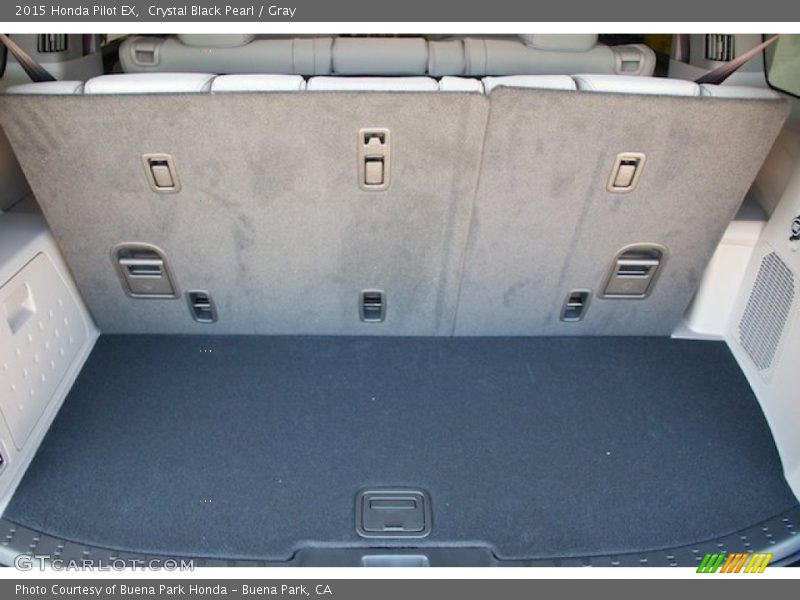 Crystal Black Pearl / Gray 2015 Honda Pilot EX