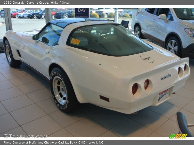 White / Oyster 1980 Chevrolet Corvette Coupe