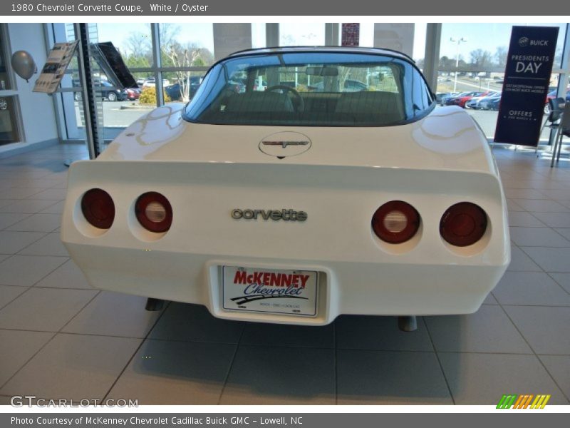 White / Oyster 1980 Chevrolet Corvette Coupe