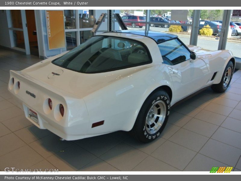 White / Oyster 1980 Chevrolet Corvette Coupe