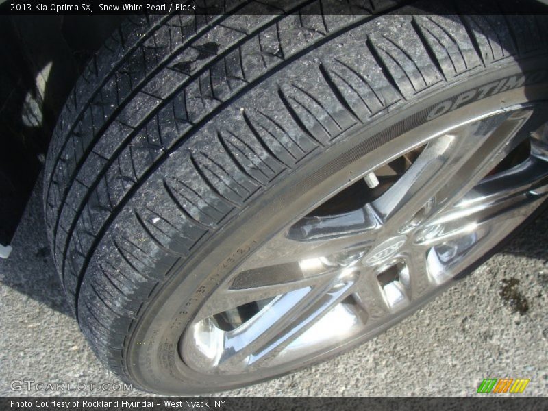 Snow White Pearl / Black 2013 Kia Optima SX