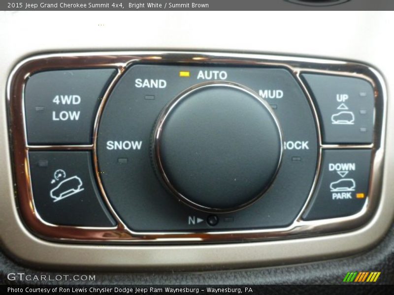 Bright White / Summit Brown 2015 Jeep Grand Cherokee Summit 4x4