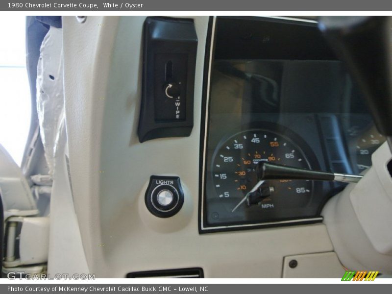 White / Oyster 1980 Chevrolet Corvette Coupe