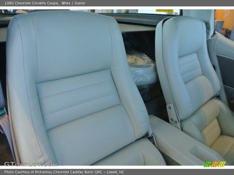Front Seat of 1980 Corvette Coupe