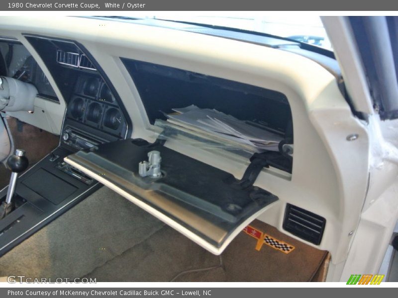 White / Oyster 1980 Chevrolet Corvette Coupe