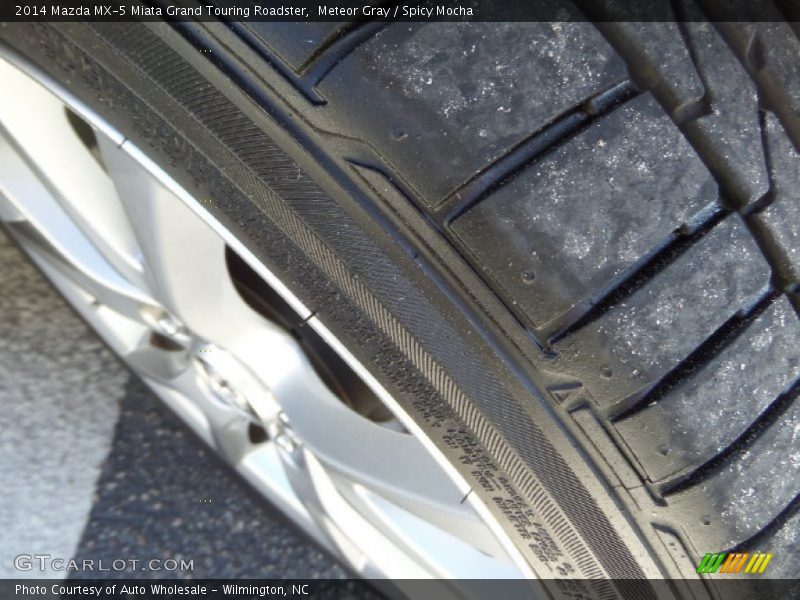 Meteor Gray / Spicy Mocha 2014 Mazda MX-5 Miata Grand Touring Roadster