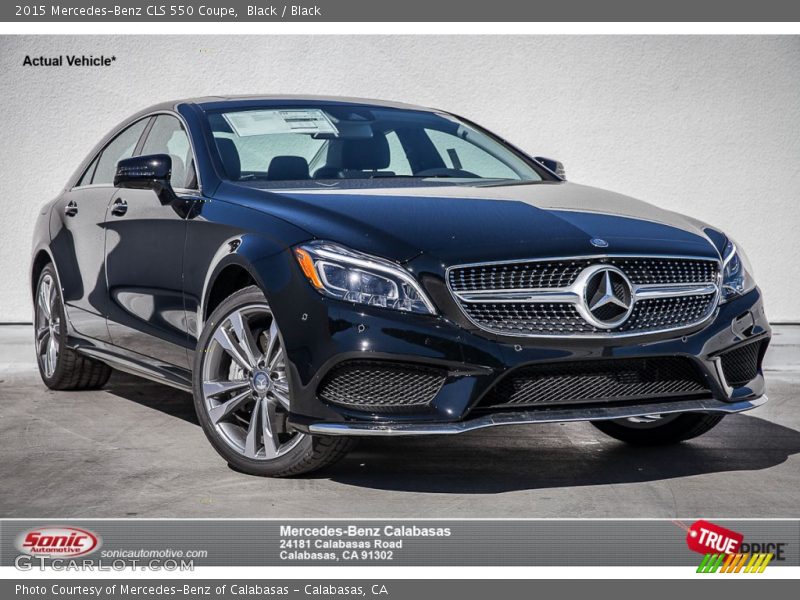 Black / Black 2015 Mercedes-Benz CLS 550 Coupe