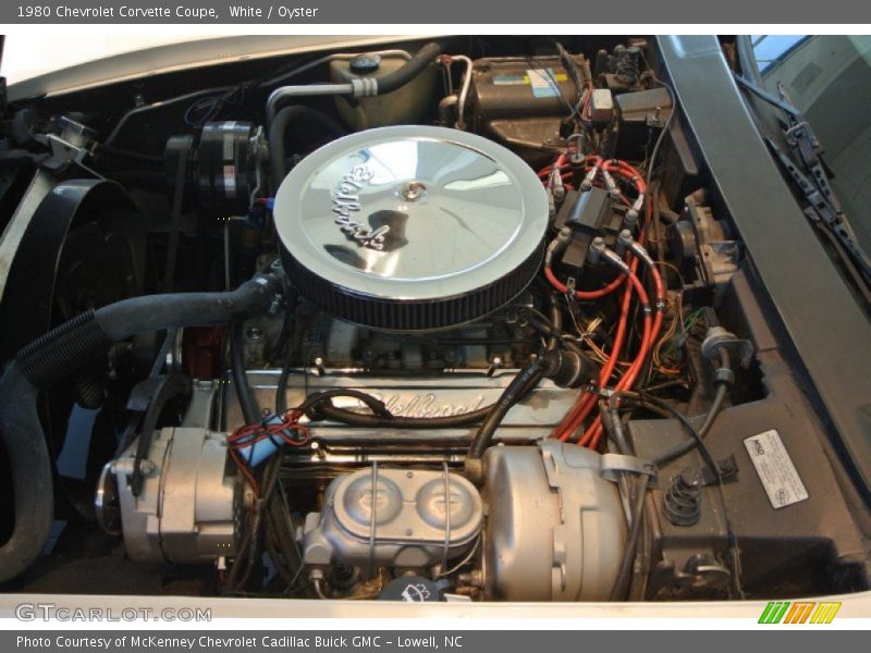 White / Oyster 1980 Chevrolet Corvette Coupe