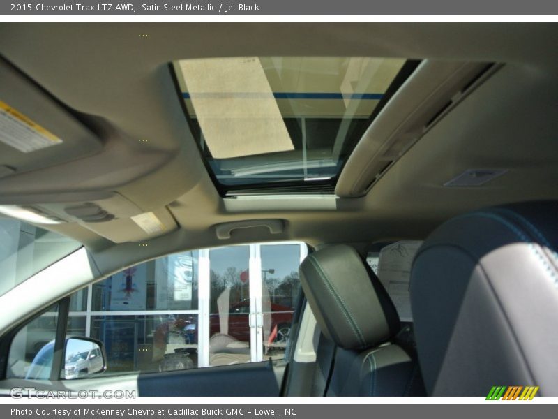 Satin Steel Metallic / Jet Black 2015 Chevrolet Trax LTZ AWD