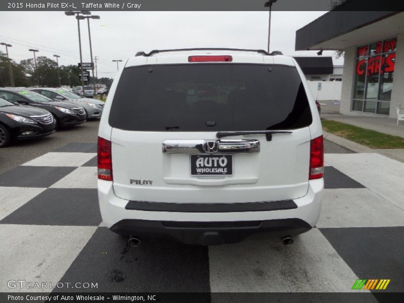 Taffeta White / Gray 2015 Honda Pilot EX-L