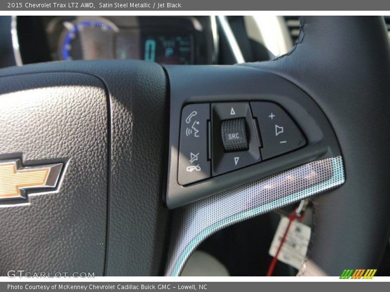 Satin Steel Metallic / Jet Black 2015 Chevrolet Trax LTZ AWD