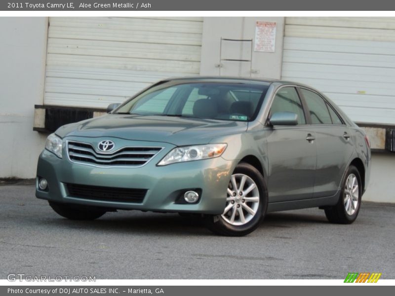 Aloe Green Metallic / Ash 2011 Toyota Camry LE