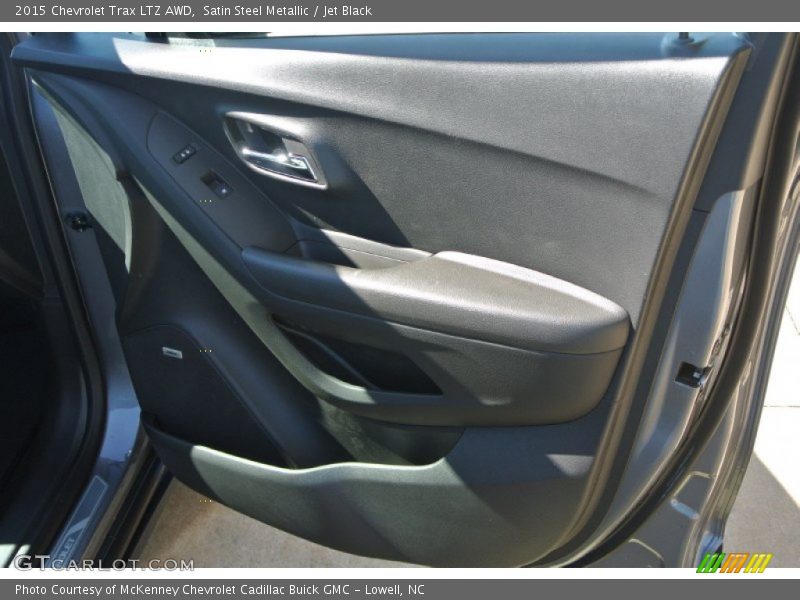 Satin Steel Metallic / Jet Black 2015 Chevrolet Trax LTZ AWD