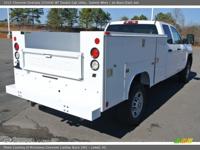 Summit White / Jet Black/Dark Ash 2015 Chevrolet Silverado 2500HD WT Double Cab Utility