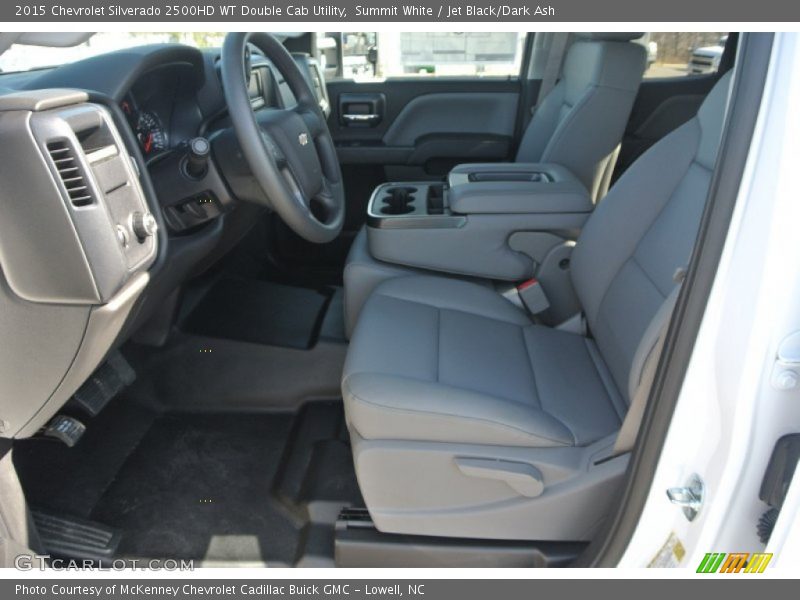 Summit White / Jet Black/Dark Ash 2015 Chevrolet Silverado 2500HD WT Double Cab Utility