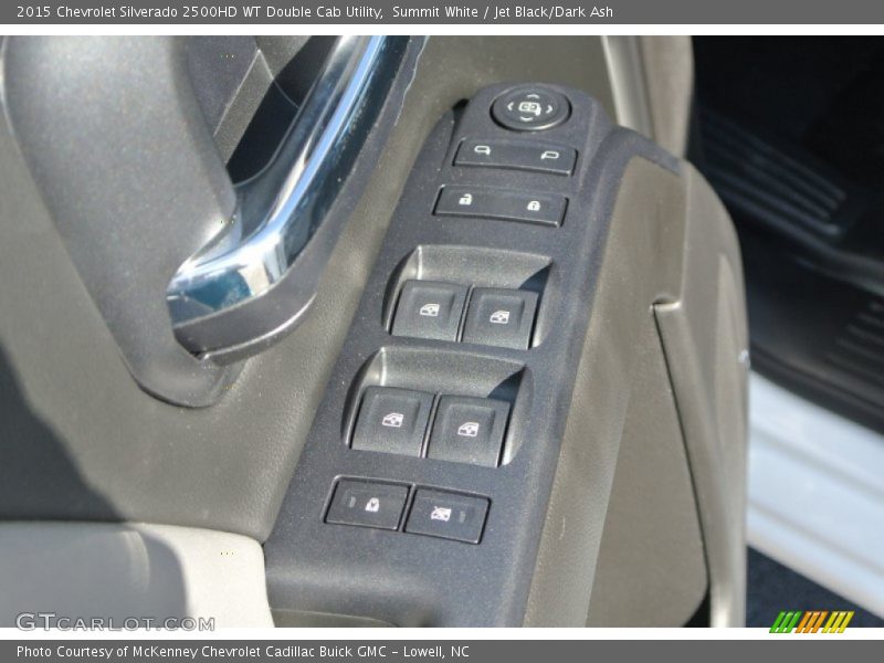 Summit White / Jet Black/Dark Ash 2015 Chevrolet Silverado 2500HD WT Double Cab Utility