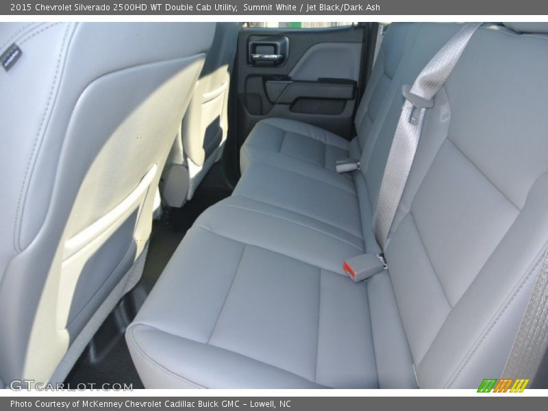 Summit White / Jet Black/Dark Ash 2015 Chevrolet Silverado 2500HD WT Double Cab Utility