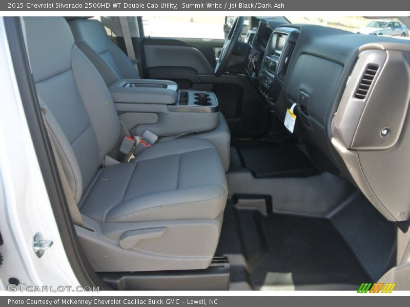 Summit White / Jet Black/Dark Ash 2015 Chevrolet Silverado 2500HD WT Double Cab Utility