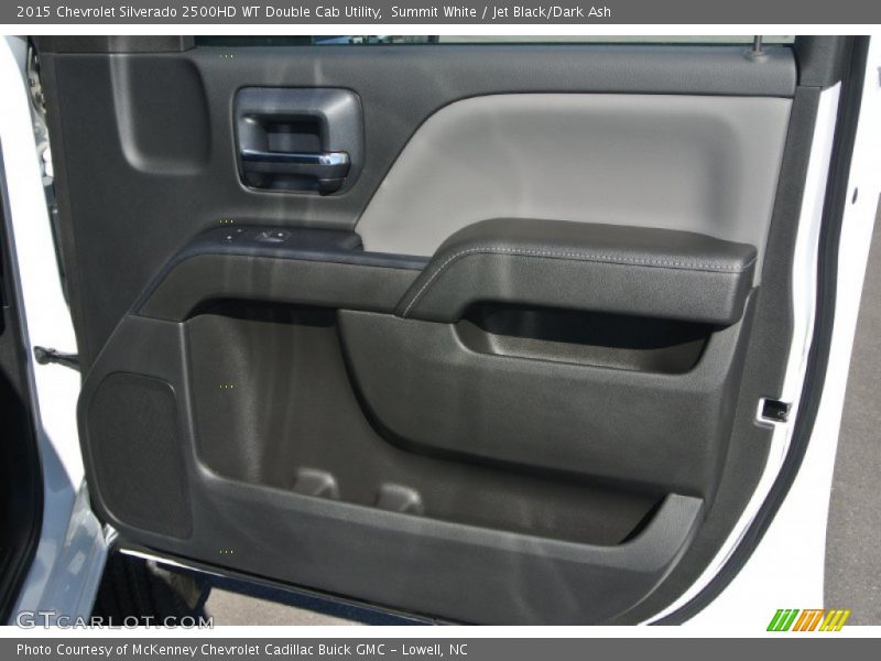 Summit White / Jet Black/Dark Ash 2015 Chevrolet Silverado 2500HD WT Double Cab Utility