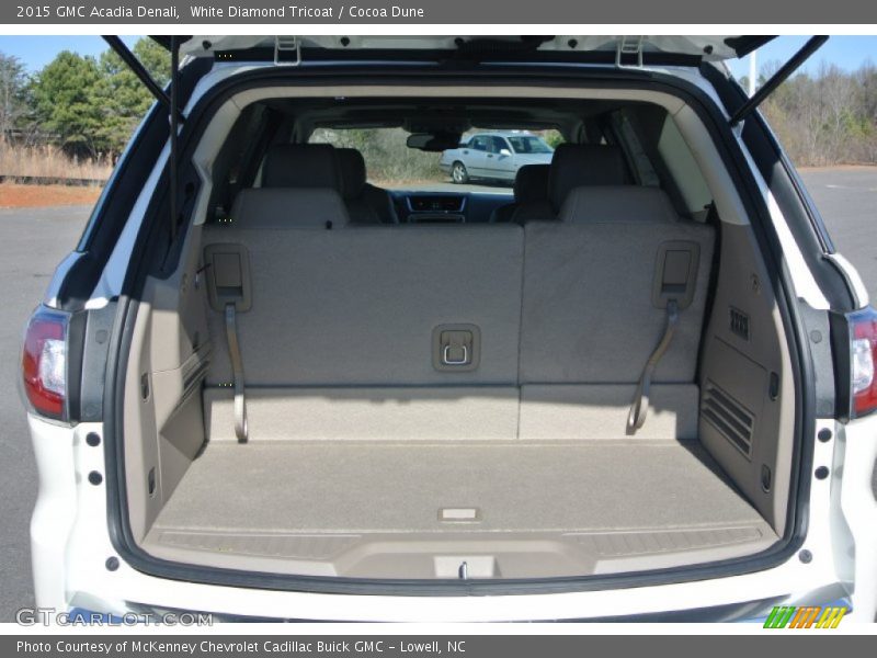 White Diamond Tricoat / Cocoa Dune 2015 GMC Acadia Denali
