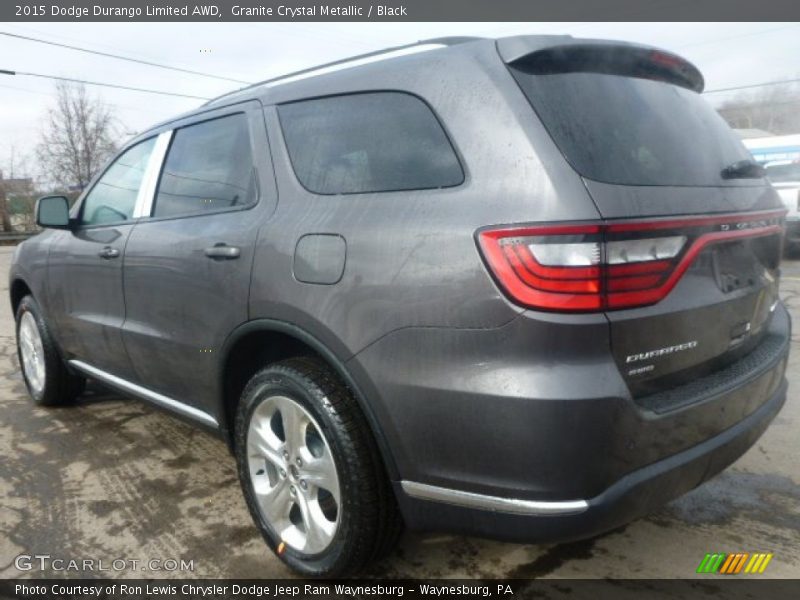 Granite Crystal Metallic / Black 2015 Dodge Durango Limited AWD